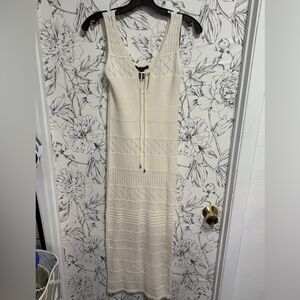 NWT Cream Colored Knit Dress